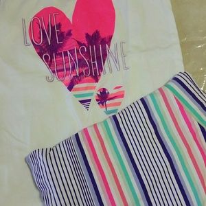 The Children's Place outfit skort/tank XL 14